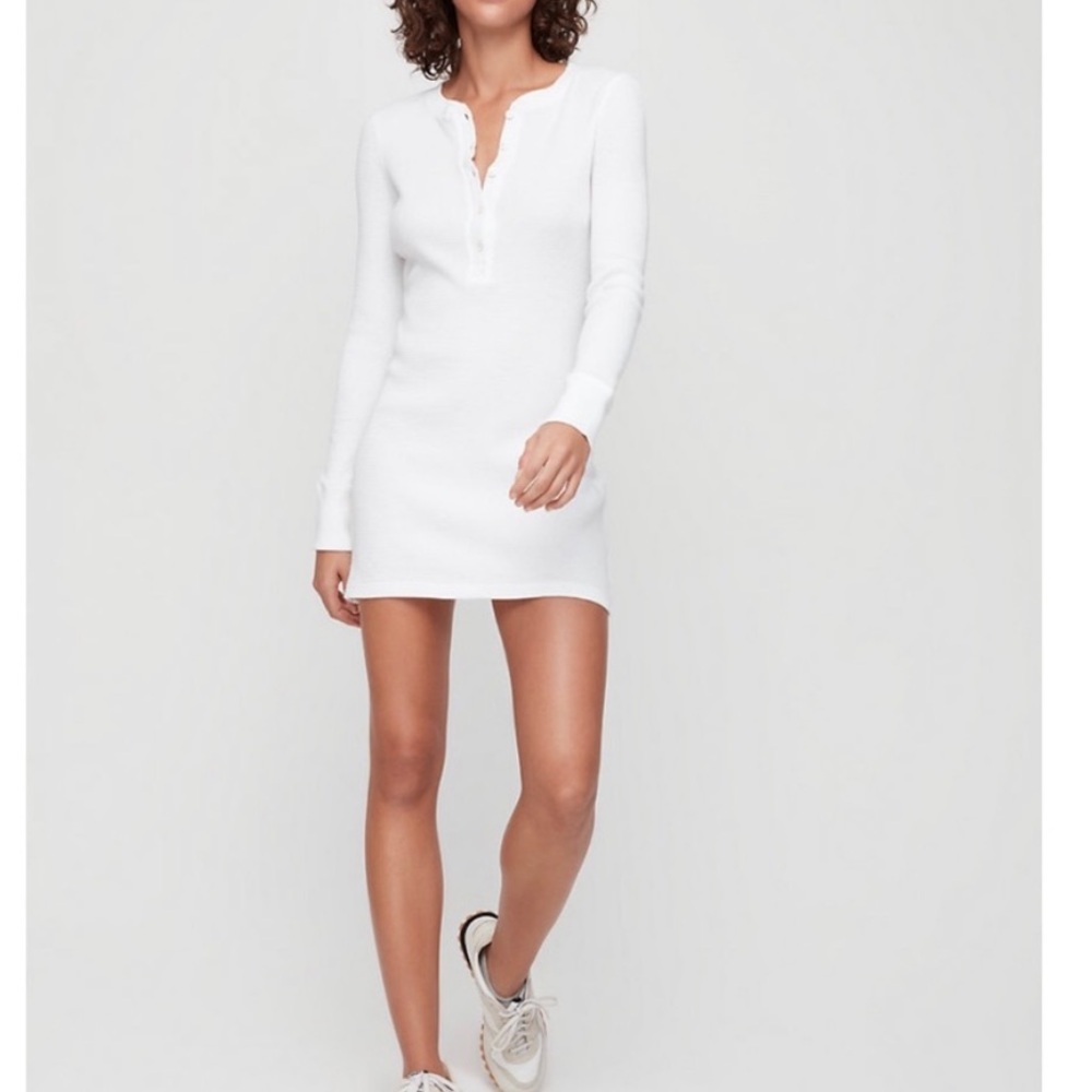 Aritzia Wilfred Free Ava Thermal Dress Sz XS